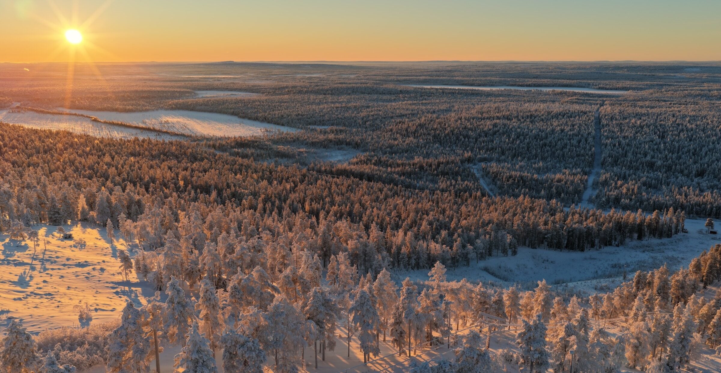 Arctic Forest Adventure takes place on Karu Lodge’s private forest grounds, approximately 8 km from Luosto.